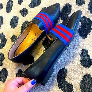 Olivia + Kate Vegan Leather Loafer Flats